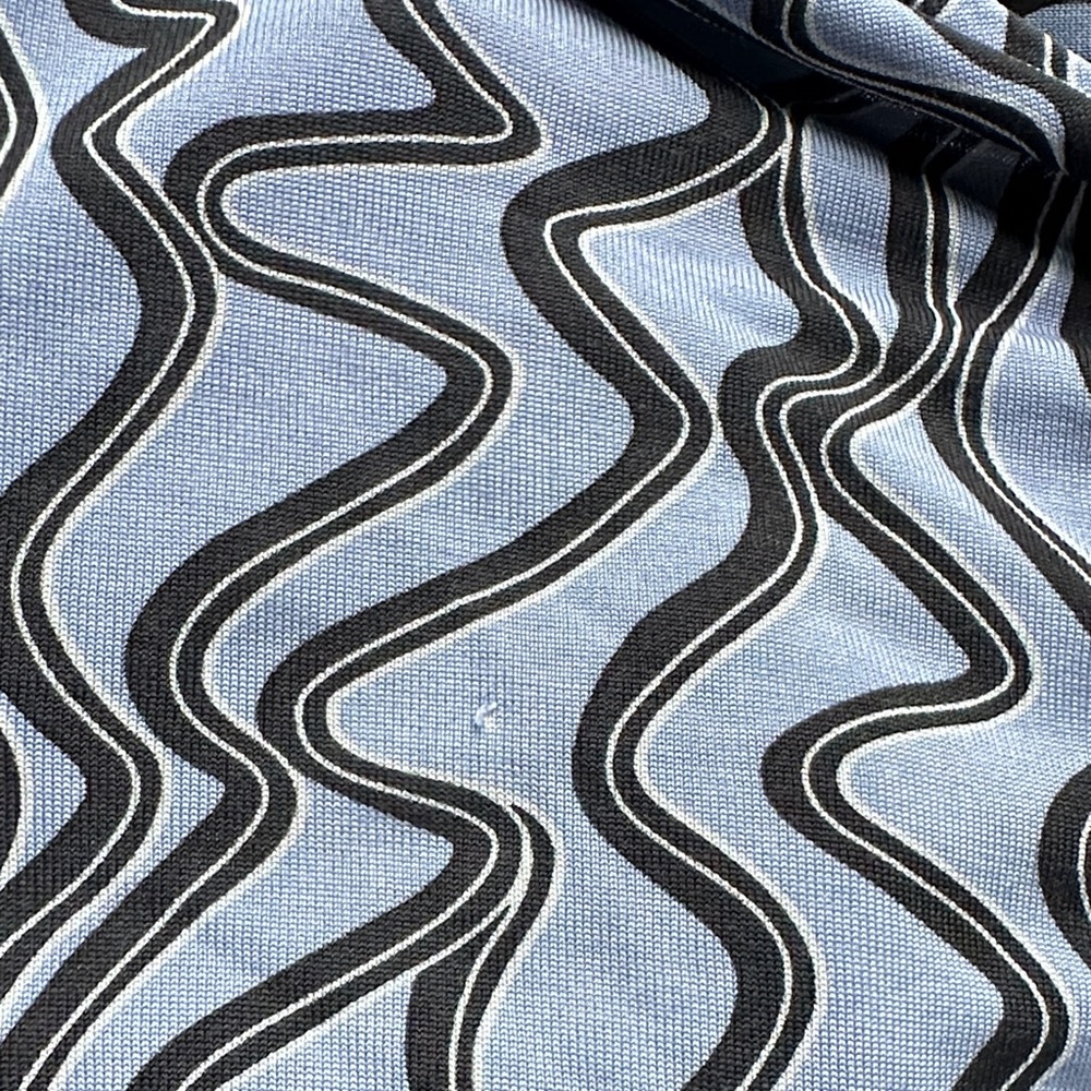 Diane Von Furstenberg Wavy Patterned Wrap Dress - Picture 5 of 6